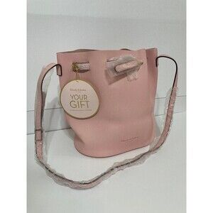 Elizabeth Arden New York Woman's Purse Drawstring Pink Blush Tote Crossbody Bag